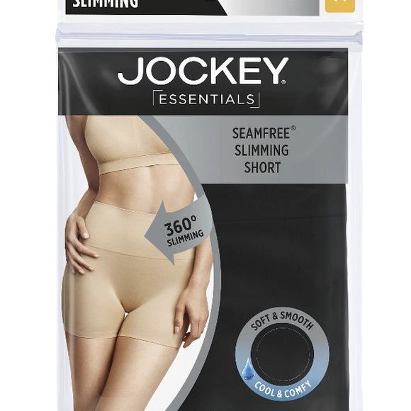 Jockey Essentials women’s seamfree slimming short; size: L, XXL - Picture 3 of 4